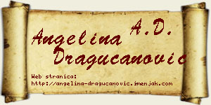 Angelina Dragucanović vizit kartica
